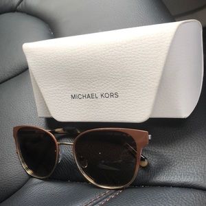 Michael Kors Sunglasses Brown/Gold Gradient